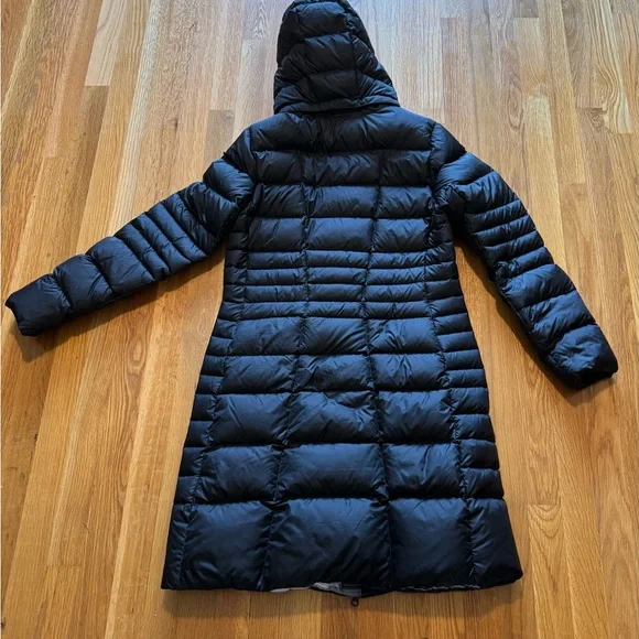 ❄️The North Face Women's Metropolis II Parka - Black with Rare Striped Lining ❄️ - Picture 4 of 9